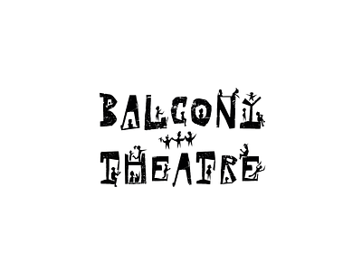 Logo concept for Balcony Theatre illustration logo naive vector