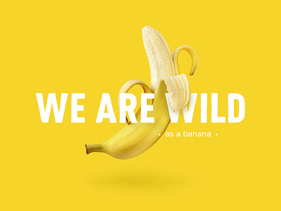 wild as a banana agency banana company new opening shadow website wild