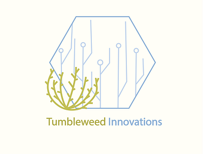 tumbleweed innovations logo app logo art business logo design feminine flat hand drawn illustration illustrator logo logo design logo design concept logos logotype minimal vector