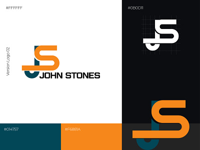 John Stones Logo animation app branding clean design flat graphic design illustration logo minimal motion graphics ui ux