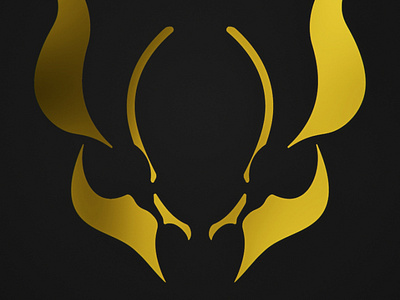 Djinn Logo gold by Jacques Achille on Dribbble