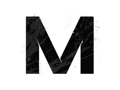 Letter M letter m type typography