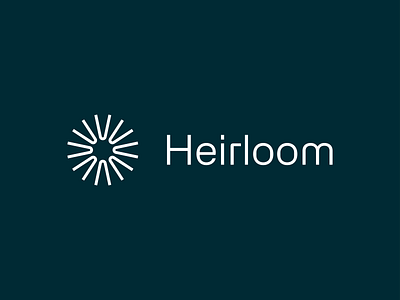 Heirloom Logo by R. Angermuller on Dribbble