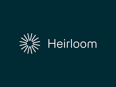 Heirloom Logo environmental logo math times joy radiant science tech