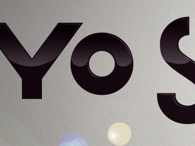 Yo Soy Sauce - PS Texturing Experiment texture type typography yo soy sauce