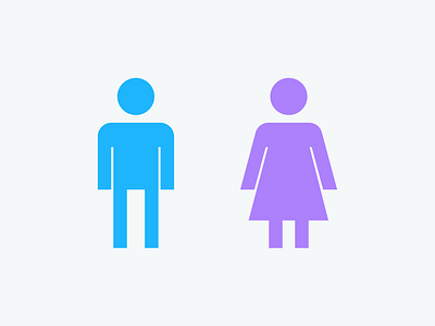 Restroom Humans icon men restroom wayfinding women