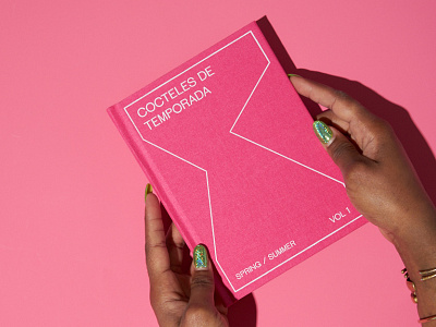 Cocteles de Temporada cover design book design casa ojo math times joy typography