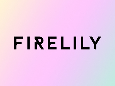 Firelily fashion identity typography