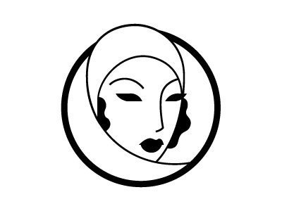 Firelily Icon - WIP art deco fashion firelily flapper icon identity makeup