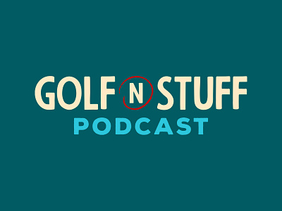 Golf N' Stuff Podcast Branding branding character golf identity illustration lockup logo mascot podcast podcast art podcast cover art typography