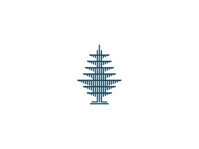 Pine Tree icon illustration nature pine trail tree