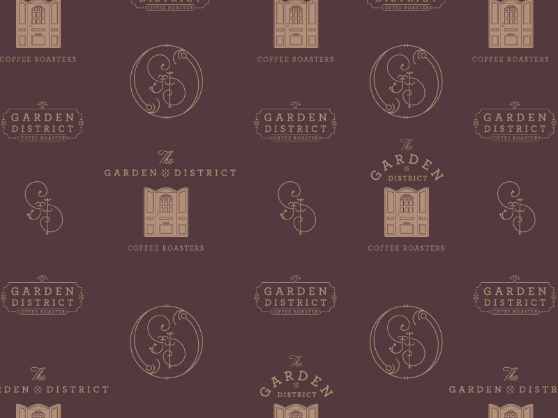 Garden District Coffee Roasters By Lane Martin On Dribbble