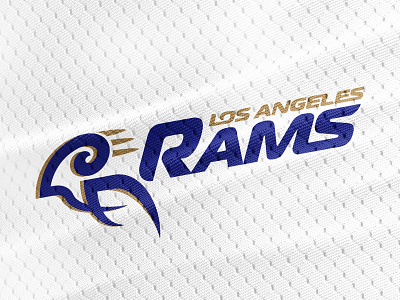 LA Rams Redesign branding design football gridiron logotype los angeles ram rams redesign