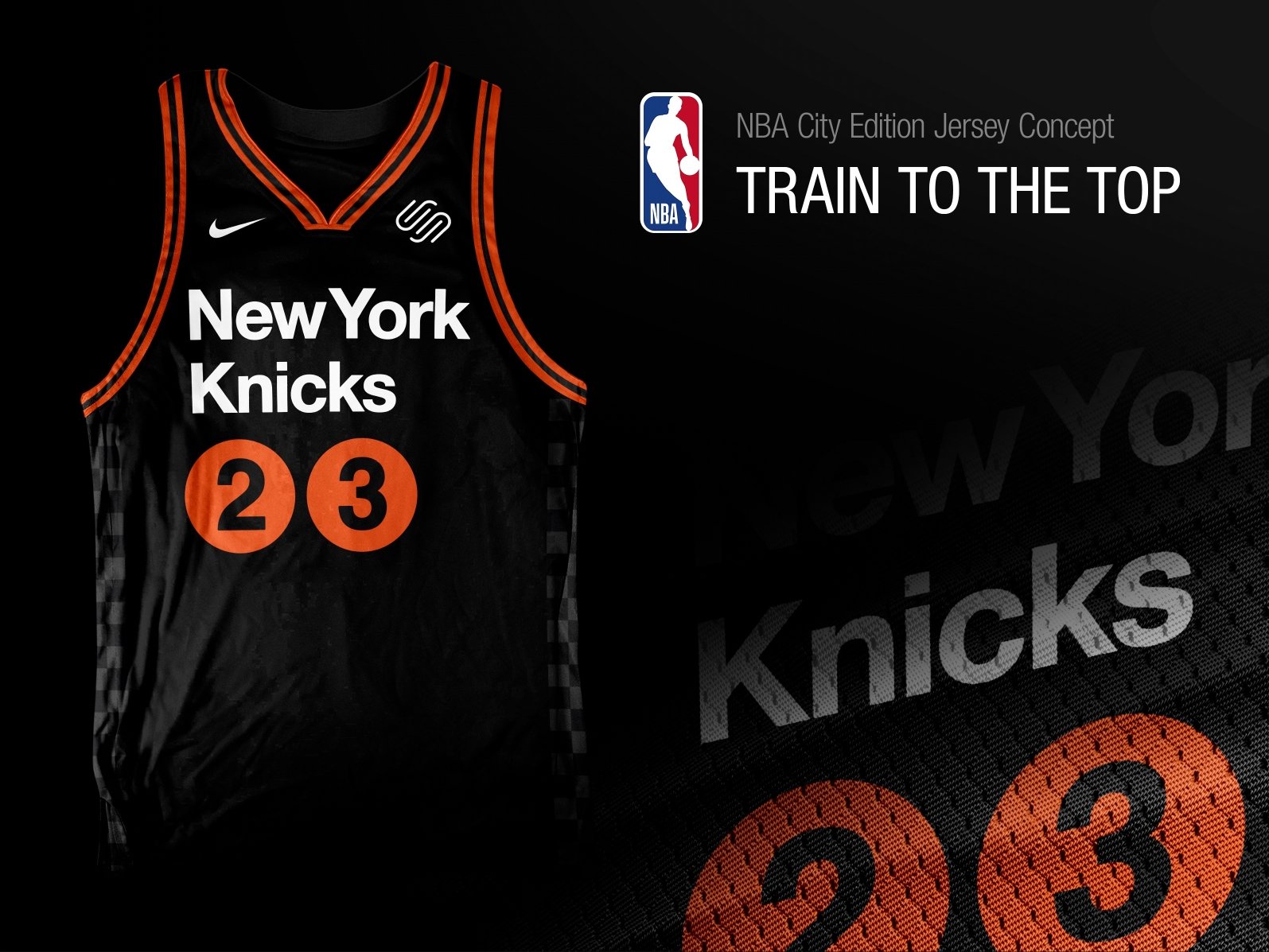 NBA City Edition Jersey Concept New York Knicks by Stefan Vasilev