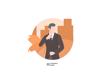 Illustration 07 branding business businessman city design flat flat design illustration logo wonderful