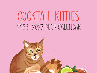 Cocktail Kitties Desk Calendar