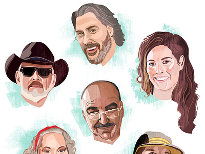 An Oral History of the Rise of Tequila drink editorial food illustration magazine people portraits spot illustration