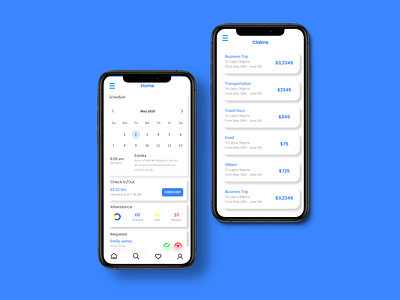 Dashboard design for human resource/payroll app app design ios mobile ui uidesign uiux uiuxdesign ux webdeveloper