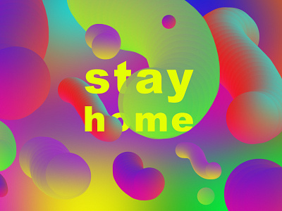 stay home abstarct coronavirus design good vibes graphic illustrator stay safe stayhome weekly warm up