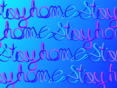 stayhome 3d abstract colors coronavirus design graphic illustrator stayhome