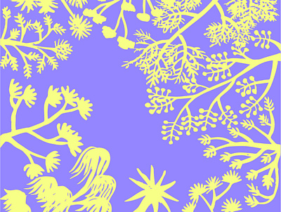 yellow and purple colors colour design graphic illustration illustrator nature nature illustration stayhome