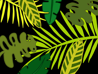 Tropical leaves