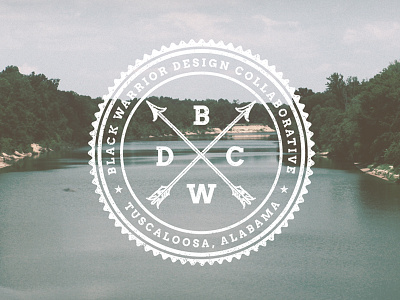 Black Warrior Design Collaborative alabama arrows black warrior river bwdc circle design gear southern stamp effect star team tuscaloosa