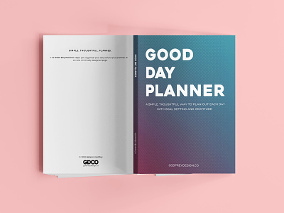 Good Day Planner alabama book gradient graphic design halftone illustration organizer planner soft cover vector