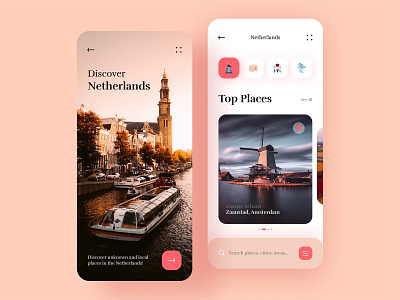 Travel App Design