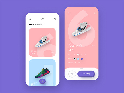 Nike Store App Design