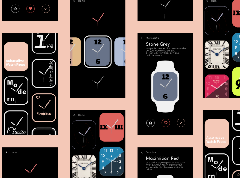 App for Apple Watch Dials Setup by Kate Strokan on Dribbble