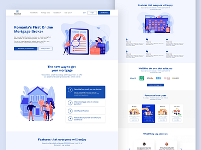 Finance Brokers Landing Page design