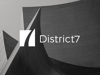 District 7 branding minimalistic real estate