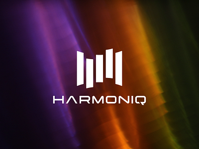Harmoniq branding logo minimalistic