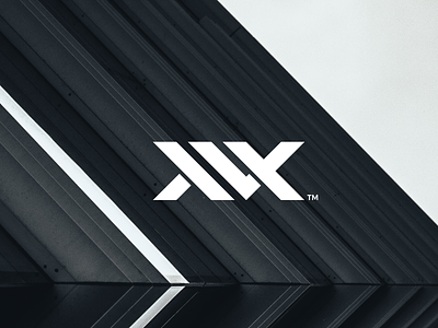 XVX branding logomark minimalistic monogram v x