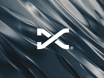 DC arrow branding logomark minimalistic monogram