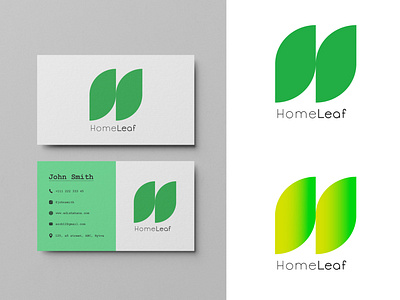 HomeLeaf Logo branding design illustration illustrator logo type typography vector web website