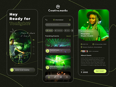 Party & Event App Design