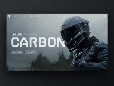 Ruroc Carbon Fiber UI Design