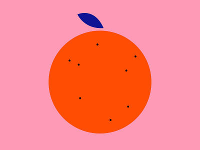 #ORANGE project art clear fruit graphic graphic design illustration illustrator linear minimal nature orange pink simple ui ux vector visual art