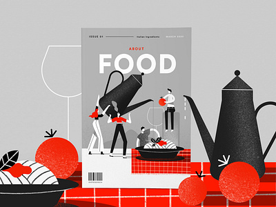 Food Illo #2 - About Food Mag