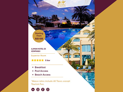 Travel Email Newsletter ( Dubai )