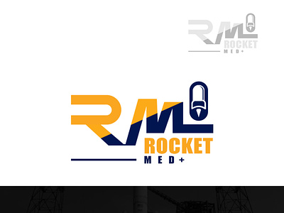 Rocket_MED+ Logo 2020 design illustration logodesign medical pharmacy rocket trending