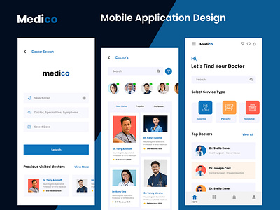 Mobile Application Design ( Medical )