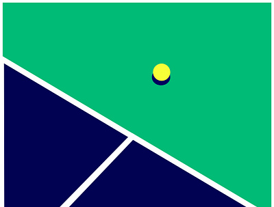tennis branding design flat icon illustration illustration wpap adobe pop logo minimal ux vector
