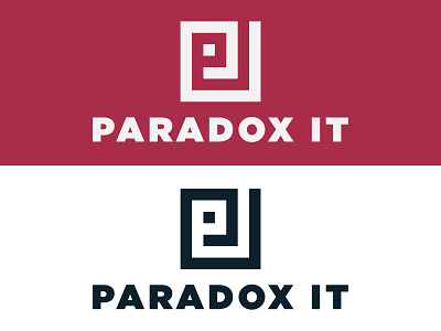 PARADOX IT Logo Design branding design icon lettermark logo logo design logodesign logos monogram