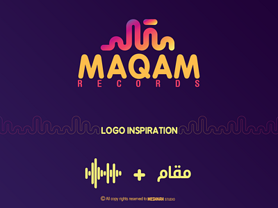 MAQAM Records Branding & Identity branding branding agency branding identity design illustrator islamic logo photoshop