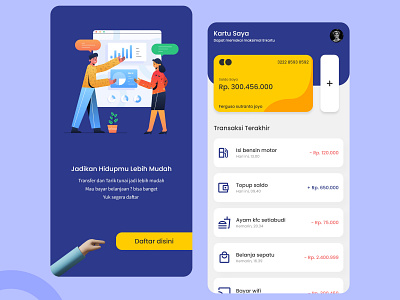 UI UX fintech pay app