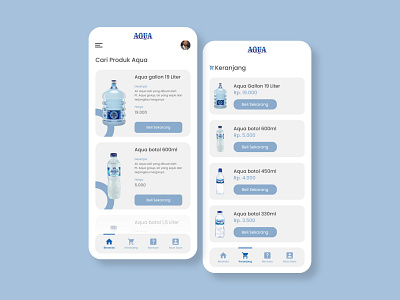 UI UX Drink shopping app