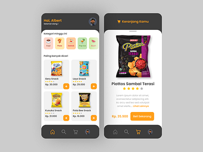 Food Shopping UI/UX app app design interface interfacedesign ui uidesign uiux ux uxdesign web